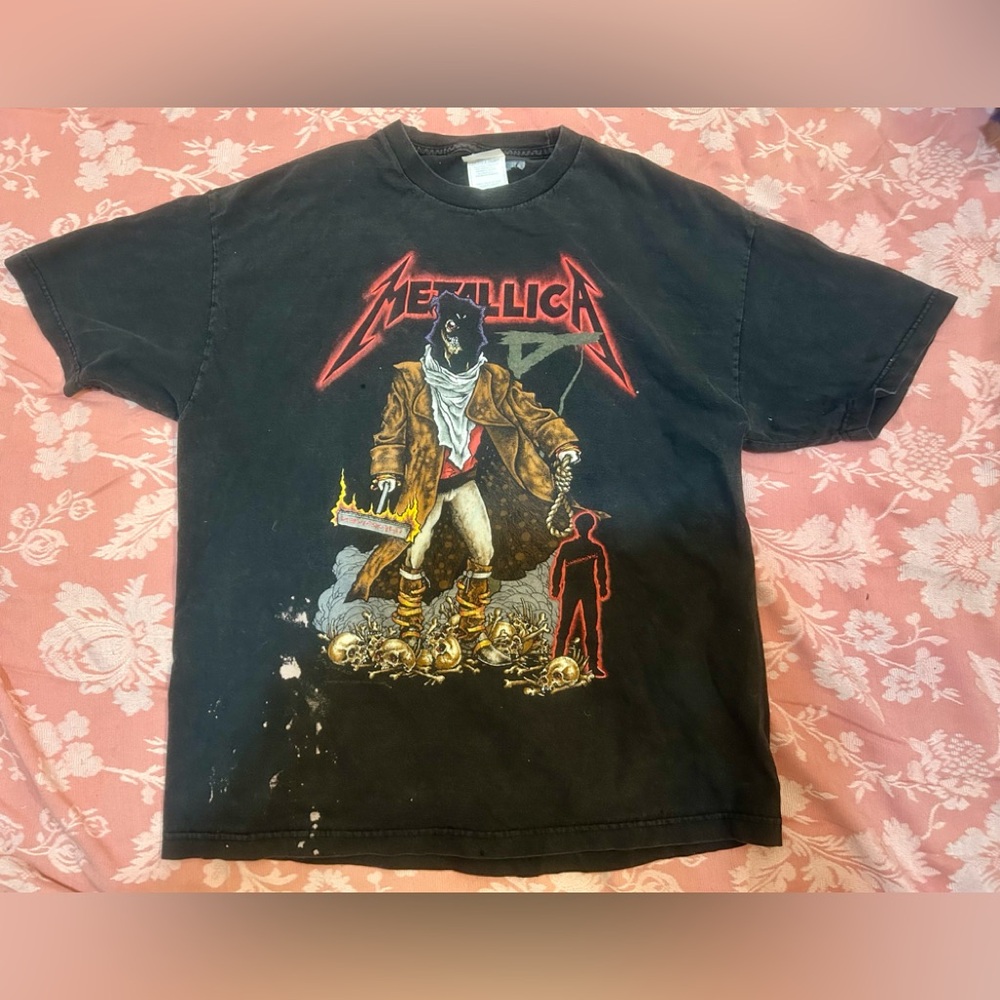 Vintage 1990's Metallica 'The Unforgiven' Pushead Graphic Band T-Shirt